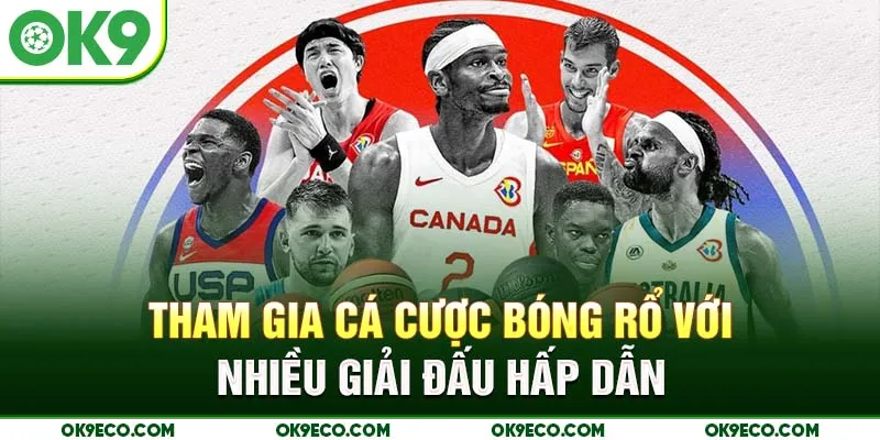 Tham gia cá cược bóng rổ với nhiều giải đấu hấp dẫn